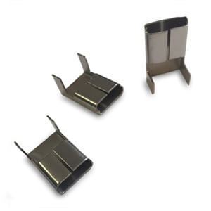 

5/8 Stainless Steel Type 201 Wing Seals (100 per Box) Use with 5/8 SS Type 201 Banding