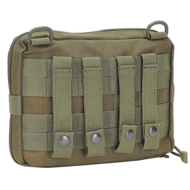 Outdoor Military Fanny Pack, EMT Protective Pouch, Camping Multi-Tool Handbag (Army Green)
