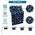 thumbnail image 6 of Navy Blue Tropical Plant Table Runner 72 Inches, Summer Coconut Trees Coastal Bed Runner Dresser Scarves Tabletop for Indoor Outdoor Parties/Ceremony/Banquet, 14" x 72", 6 of 9