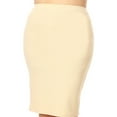 thumbnail image 4 of Moa Collection Women's Plus Size Casual Stretch Pull On Bodycon Pencil Midi Skirt, 4 of 6