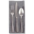 thumbnail image 3 of CC Home Furnishings Set of 6 Variegated Gray Square Cloth Napkins 20", 3 of 8