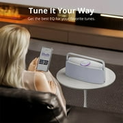Home Speaker – 80W 2.2.1 Acoustic System, Immersive Spatial Audio, LDAC Hi-Res Sound & 14 Hours of Battery Life (Cool Grey) Tronsmart Fitune X30