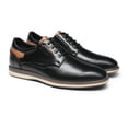 thumbnail image 3 of Zapatos de Vestir para Hombre Bruno Marc LG19008M Negro Talla 10.5, 3 of 9