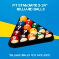 thumbnail image 3 of GSE Games & Sports Expert Black Plastic Billiard Ball Rack. 8 Ball Triangle Pool Ball Rack for 2-1/4" Pool Balls, 3 of 8