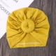 thumbnail image 2 of EeaseMX Turbante infantil con nudo, diademas para bebé, gorro bohemio con nudo para la cabeza (amarillo), 2 of 7