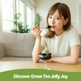 thumbnail image 3 of HeySweet Green Tea Jelly - Vegan, Dye-Free, Halal | Brown Sugar Konjac Jel Dessert (8 Cubes), 3 of 9
