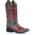 thumbnail image 3 of Corral Women's Sequin Inlay Western Boot Square Toe - A3647 8 1/2 M  US, 3 of 6