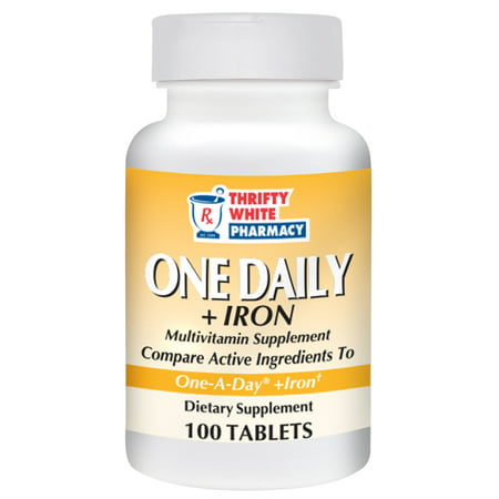 tablets iron thrifty multivitamin daily