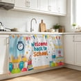 thumbnail image 3 of School Celebrations Cabinet Curtains for Shelves, Modern School Stationery Cheerful Privacy Curtain for Closet Self Adhesive, Dust-Proof Drapes for Closet Storage Room Classroom Doorway, 32"W x 55"L, 3 of 9