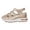 A-Gold52, variant on Womens Fisherman Sandals Metallic Closed Toe Dual Hook Loop Ladies Sandals All Season Supportive Daily Walking Sandals