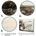 thumbnail image 3 of Designart "Misty Mornings on the Pier I" Coastal Pier Floater Framed Canvas Art Print, 3 of 7