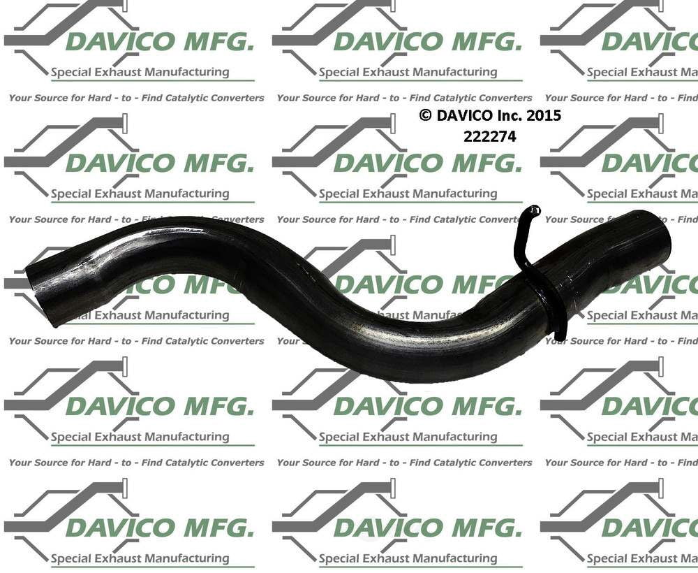 Davico Mfg 222274 Exact-Fit Exhaust Pipe
