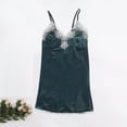 thumbnail image 2 of Women Velvet V Neck Lace Cami Tank Tops, 2 of 3