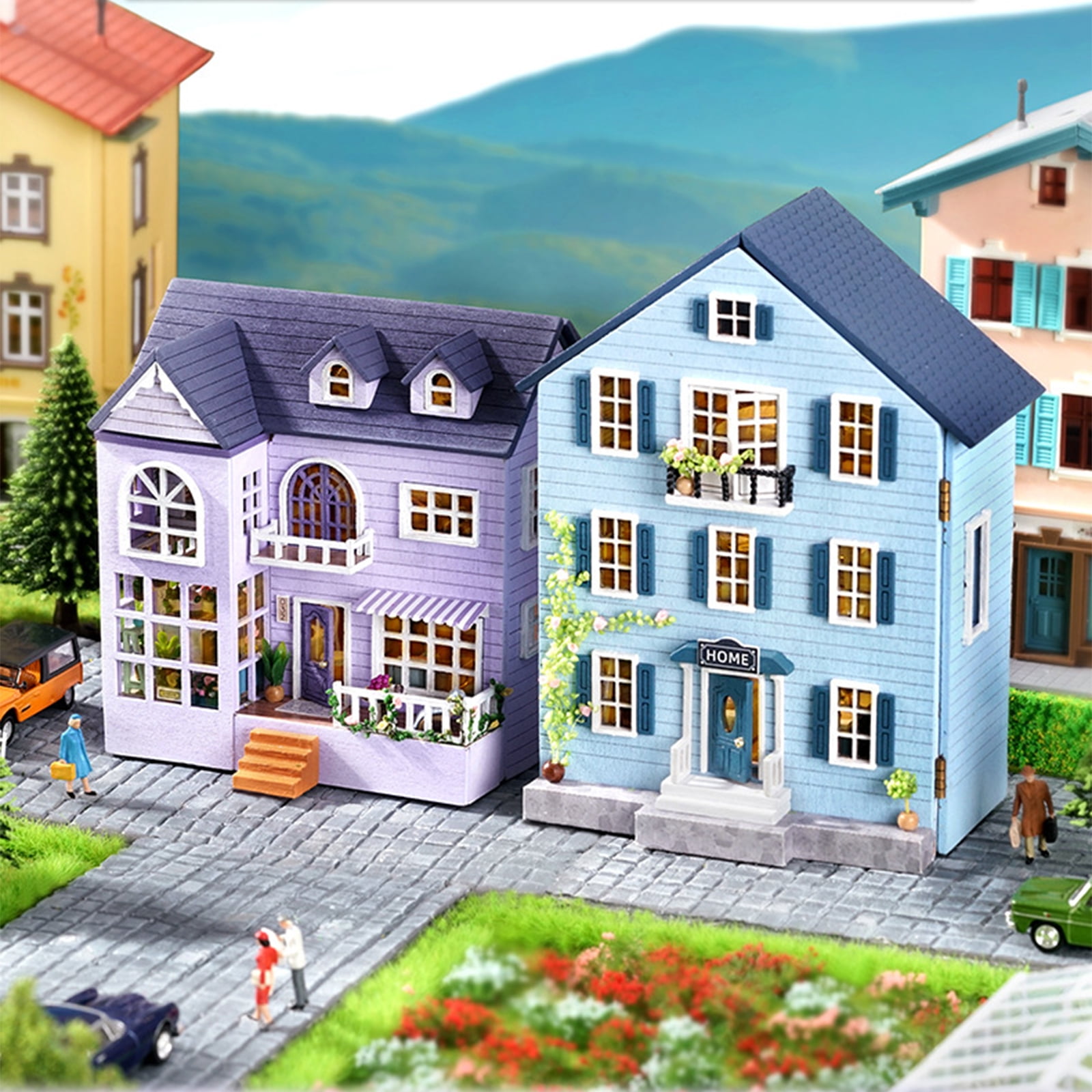 Children's Doll House, 3 Floors, 9 Rooms, , Diy Pretend Games To Build  Assembled Toy Sets, Toy House Accessories And Furniture, Birthday Gifts,  Halloween/thanksgiving Day/christmas Gift - Temu