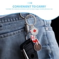 thumbnail image 3 of QUTETN Set of 2 Canada Key Chain Keychain for Car Keys Man, 3 of 8