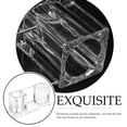 thumbnail image 4 of KAKOWELY Support de Micro pour Bureau Support de Micro Acrylique Rangement de Microphone Support de Microphone Sans Fil 7.6"X3.54"X2.64 Pouces, 4 of 5