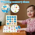 thumbnail image 2 of Pairing Game Memory Children's Wooden Toy Table Memory Educational Education, 2 of 6