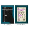 thumbnail image 4 of Antique Roman Coins IV -Framed Print w/glass-Ocean Blue, 4 of 8