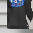 thumbnail image 4 of Black and White Shih Tzu USA American Flag Canvas House Size, 4 of 5