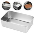 thumbnail image 3 of 2Pcs Tiramisu Cake Pan Stainless Steel Baking Pan Cake Baking Molds Stainless Steel Boxes, 3 of 6