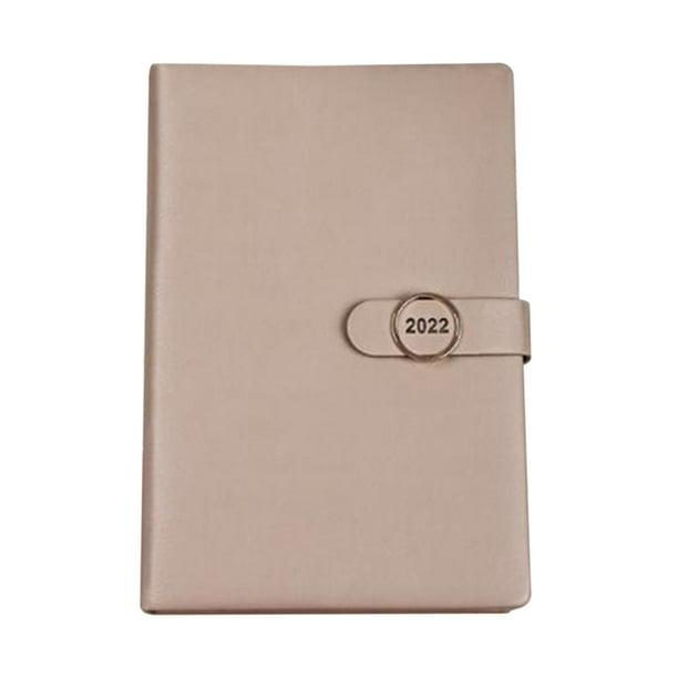 Organizador de carpetas A5, diario de gratitud, cuaderno para organizar pasiones y objetivos Caqui