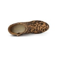 thumbnail image 4 of Unique Bargains Bottines à Talon à Bout Rond à Fermeture Éclair pour Femme Léopard 6.5, 4 of 8