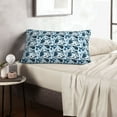 thumbnail image 6 of Sikiie Daisies Flowers Print Plush Pillow Cover, Wrinkle-proof and Stain-resistant Pillow Protector without Pillow Core, Home Decoration-20"x30", 6 of 6