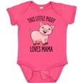 thumbnail image 3 of Inktastic This Little Piggy Loves Mama- cute Boys or Girls Baby Bodysuit, 3 of 5