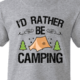 thumbnail image 4 of Inktastic Id Rather Be Camping with Tent Trees and Stars Youth T-Shirt, 4 of 5