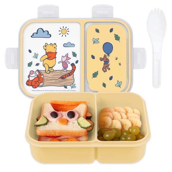 Lonchera Bento Box Disney a prueba de fugas para niños con diseño de Mickey Minnie