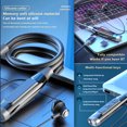 thumbnail image 4 of Matsuzay Auriculares inalámbricos para colgar en el cuello Auriculares recargables compatibles con Bluetooth Type7 NO7, 4 of 6