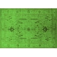 thumbnail image 1 of Ahgly Company Indoor Rectangle Oriental Green Traditional Area Rugs, 7' x 9', 1 of 4