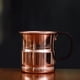 thumbnail image 1 of QUTETN Copper Moscow Mule Mug with Black Handle - Hammered Textured Design, Reusable & Dishwasher Safe Beverage Cup for Home, Holiday, Wedding, Bar Party Decor, Durable Drinkware, 1 of 4