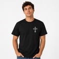 thumbnail image 3 of Gothic Cross Wing Graphic T-Shirt, Unisex Classic Fit Tee, 3 of 9