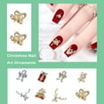 thumbnail image 3 of 2Pcs Christmas Nail Zircon Set Bell Elk Sled Christmas Tree Design Nail Zircon Art for Family Friends, 3 of 10