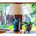 thumbnail image 3 of HomeRoots 470270 16 in. Rounded Empire Slanted Linen Lampshade Dark Wheat, 3 of 9