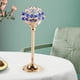 thumbnail image 5 of Candelabro de lujo, candelabro de cristal para velas de pilar, ideal como centro de mesa. 8cmx8cmx26cm, 5 of 8