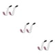 thumbnail image 3 of Sidaley 1 par de perchas para asiento trasero, reposacabezas de acero inoxidable, gancho para cartera, capacidad de carga máxima de 30 kg, estante de Rosado 3piezas Sidaley CBP229091, 3 of 6