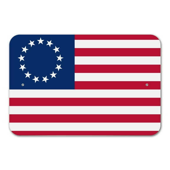 Betsy Ross 1776 American Flag Home Business Office Sign