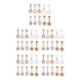 thumbnail image 3 of Guardoinrt 10PCS Lot Labret Tongue Barbells Jewelry Eyebrow Mix Rose Gold 5Set, 3 of 6
