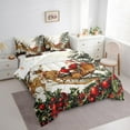 thumbnail image 3 of Castle Fairy Children Santa Claus 7-Piece Queen Festival Xmas Animal Deer Lightweight Bedding Set, 3 of 8
