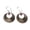 amethyst, variant on Solid 925 Sterling Silver Dangle Drop Earrings For Women, Faceted Round Amethyst Genuine Gemstone Amazing Handcrafted February Birthstone Earrings