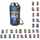 thumbnail image 5 of Yuarrent Bolsa de natación impermeable de 15/20L/30L, de saco seco, colores de camuflaje, pesca, canotaje, kayak, almacenamiento, bolsa de Deportes acuáticos Camuflaje Azul Claro 19 x 40 cm Yuarrent OD1303-20B, 5 of 6