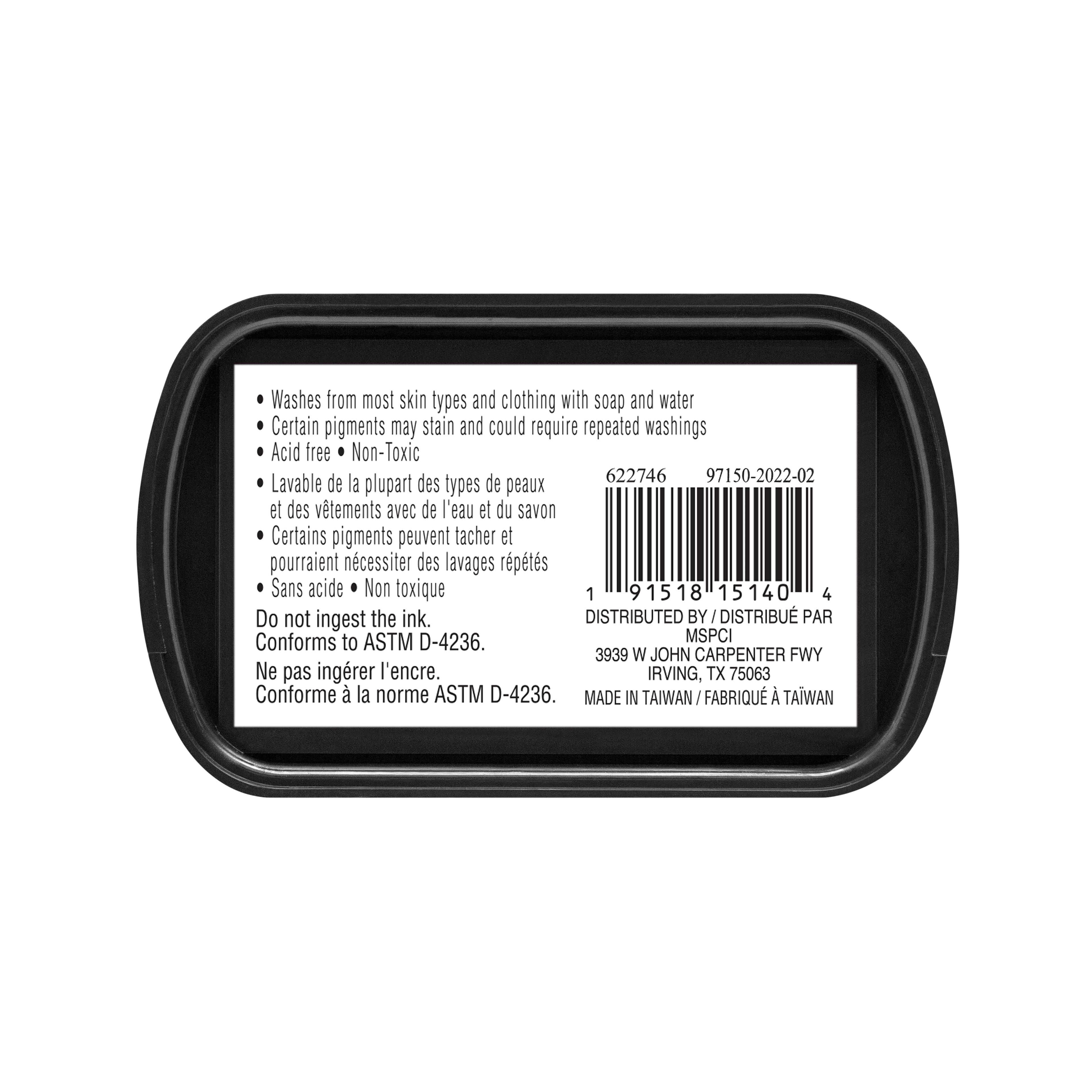 Recollections Dark Blue Washable Ink Pad by Craft Smart - Use On Paper, Chipboard, Wood, and More. Ideal for Scrapbooking, Card Making, Arts & Crafts - Bulk 12 Pack
