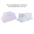 thumbnail image 2 of stanreset Foldable Bed Canopy Easy To Store Odor Free And Durable Safe Foldable Bottomless Mosquito Portable Blue 100*190*80cm, 2 of 6