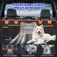 thumbnail image 4 of Back Seat Extender 52.4 * 24.5 Inch, Dog Car Seat Cover for Back  Seat, Hard Bottom Car Seat Cover for Dogs, Support to 330 lbs, for Cars/Mid-Size SUV/Small Truck, 4 of 8
