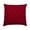 Dark Red, variant on Diamond Tuck Red Geometric 100% Cotton Accent Throw Pillow 18" x 18"