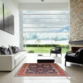 thumbnail image 6 of Ahgly Company Indoor Rectangle Mid-Century Modern Pink Oriental Area Rugs, 8' x 10', 6 of 6