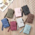 thumbnail image 4 of Wallet Leather Wallet Coin Purse Card Holder Brown, 4 of 5