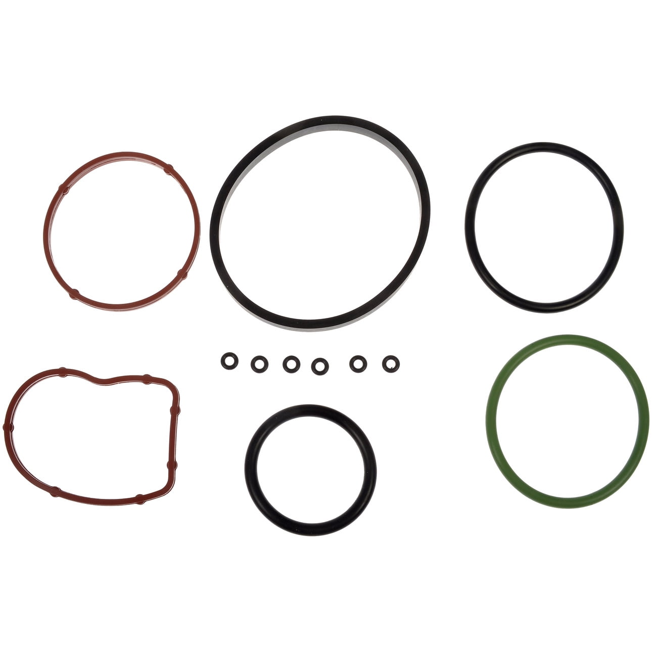 Dorman 615-940 Engine Intake Manifold Gasket Set for Specific Mercedes-Benz Models, Natural; Black